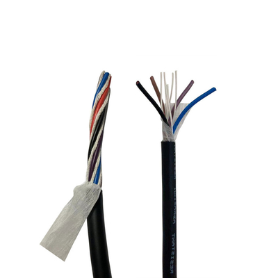गुणवत्ता  24 Awg PUR Cables PUR 4 Core Electrical Cable Heat Resistant PVC Insulation कारखाना