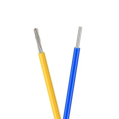 पीएफए अछूता तार जिसमें व्यापक तापमान सीमा (-60~+250°C) और कम घर्षण अनुप्रयोगों के लिए रासायनिक प्रतिरोध है