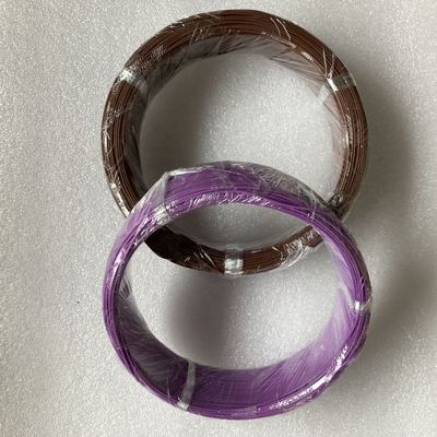 गर्मी प्रतिरोध 600V रेटेड पीएफए अछूता तार 16 18 26 गेज में चांदी के साथ सिल्वर्ड स्ट्रैंड कंडक्टर के साथ