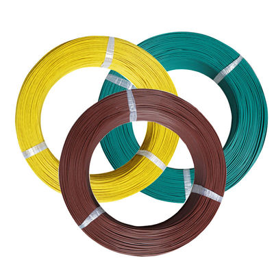 0.35 मिमी2 पीएफए अछूता तार उच्च तापमान अनुप्रयोगों के लिए AC600V रेटेड वोल्टेज और 1-5 कोर विकल्पों के साथ