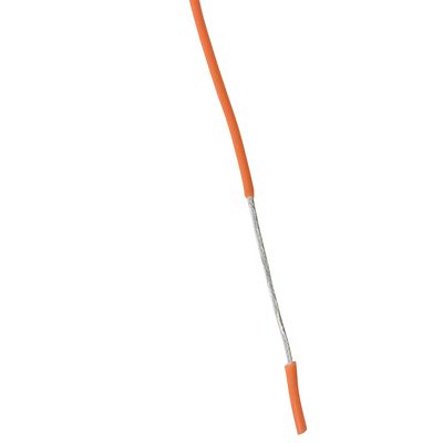 19 स्ट्रैंड्स सिल्वर प्लेटेड कॉपर पीएफए हीटिंग वायर AC600V रेटेड वोल्टेज और कई AWG आकारों के साथ