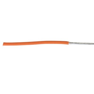 24awg 19/36 फंसे हुए PFA इंसुलेटेड सिल्वर प्लेटेड कॉपर वायर, रासायनिक प्रतिरोध और 9 रंग उपलब्ध हैं