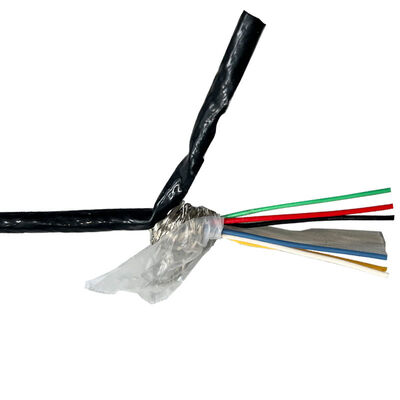 6 Cores High Temperature Tefzel Shielded Cable with ETFE Insulation for Industrial Applications