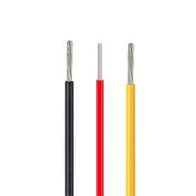 14-20 AWG विकिरण प्रतिरोध और 600V नामित वोल्टेज के साथ टिन तांबा तार ETFE अछूता Tefzel तार